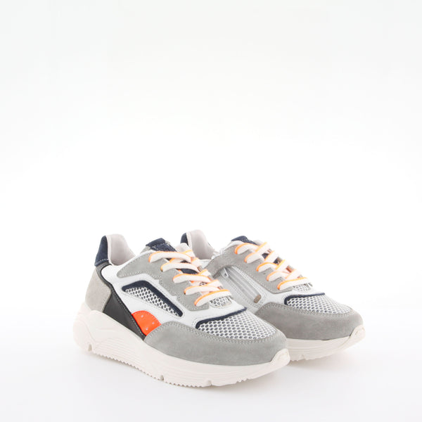 Thomas Grey/Orange Low Sneakers