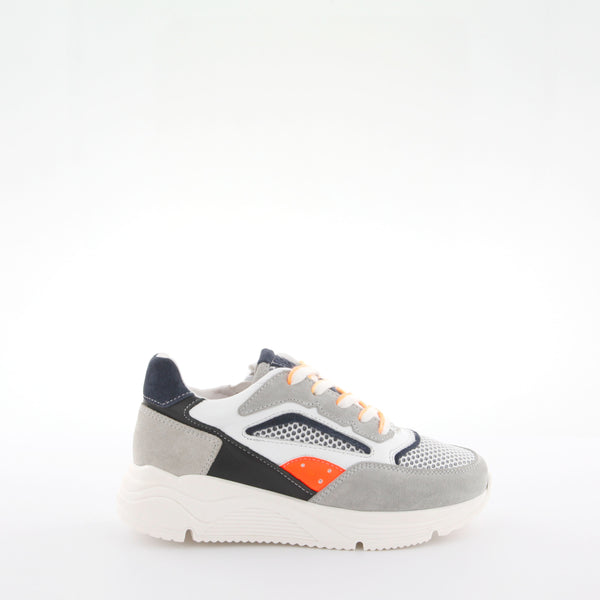 Thomas Grey/Orange Low Sneakers