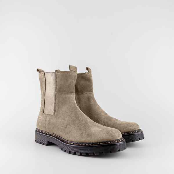 Leen_Taupe Combat Boots