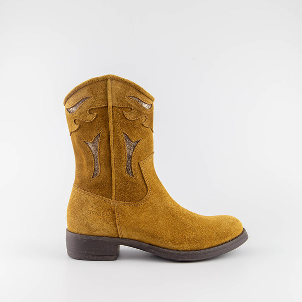 Zoya_Cognac Western Boot