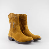 Zoya_Cognac Western Boot