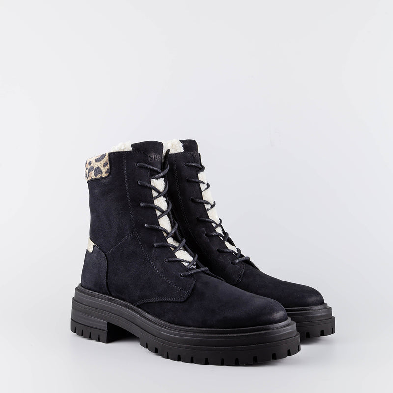 Nori_Black Combat Boot