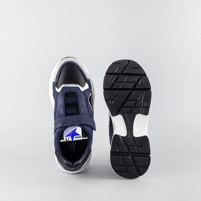 Helmer Blue Low Sneakers