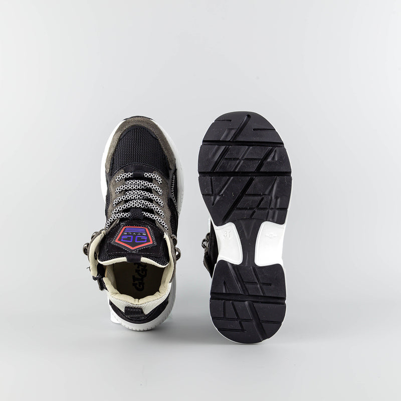 Maddox Black High Sneakers