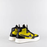 Isaac Yellow Leather High Sneaker
