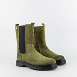 Emily Green Leather Chelsea Boots