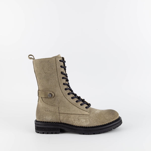 Taupe sales combat boots