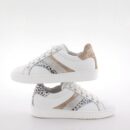 Yara White / Taupe Print